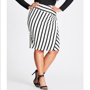 City Chic Midi Skirt